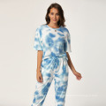 2020 New Hot Style Ladies Comfortable Home Outdoor Leisure Suit Tie-Dye Sleepwear Pajamas